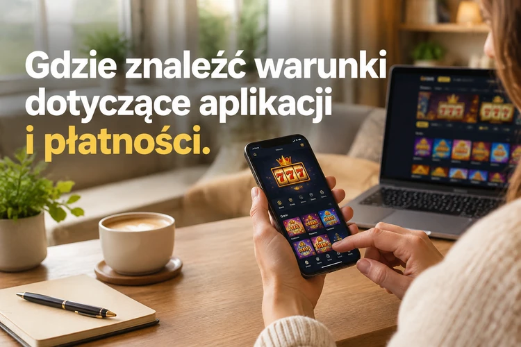 Gdzie znaleźć warunki dotyczące aplikacji i płatności