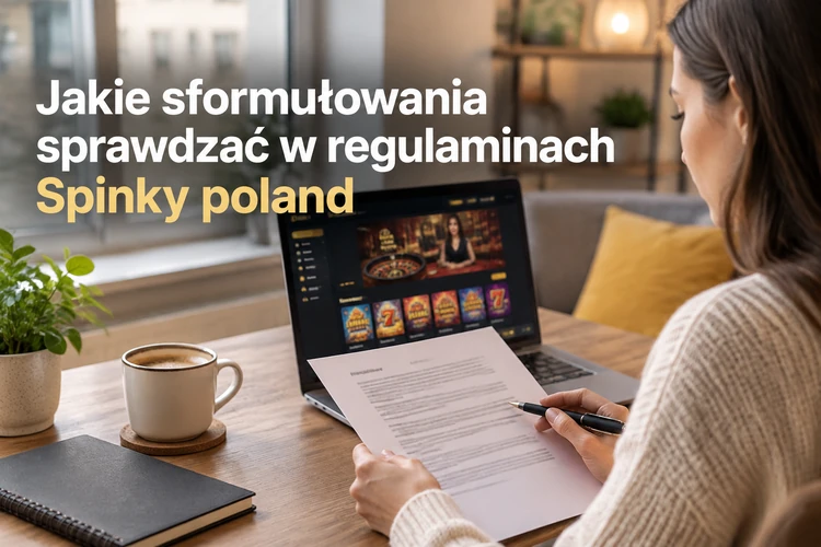 Jakie sformułowania sprawdzać w regulaminach Spinky poland